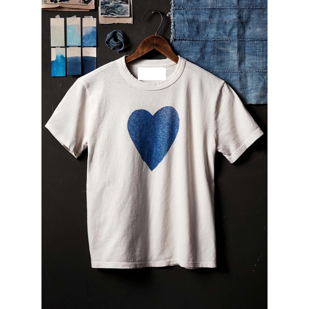 The  Heart Tee In Blue